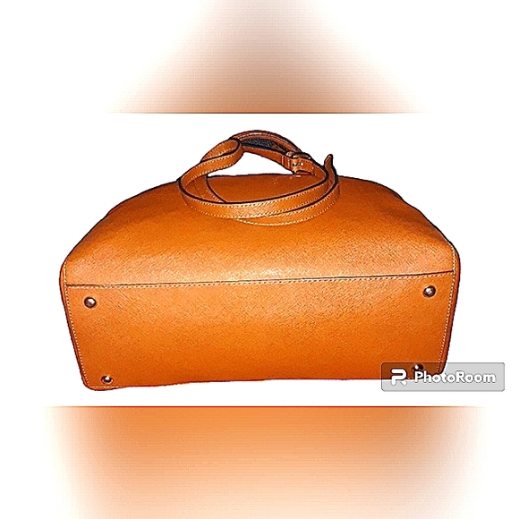 MICHAEL KORS ACORN SAFFIANO LEATHER SATCHEL BAG W/ CROSSBODY STRAPS EUC - Picture 6 of 15